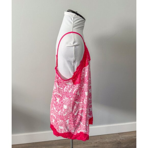 Lane Bryant Pink Lace Tank - Picture 4 of 8